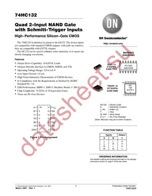 74HC132DTR2G datasheet  